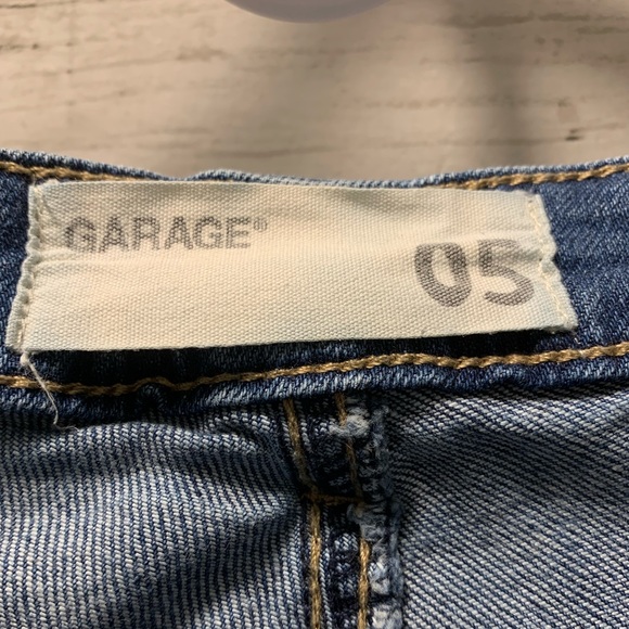 GARAGE Women's 5  Distressed Destroyed super skinny Jeans - Picture 8 of 11